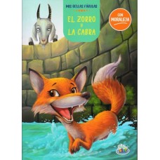 Mis bellas fábulas El zorro y la cabra: libro de tapa blanda, 28x20 cm, 16 páginas a todo color
