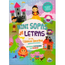 Mini sopa de letras infantil: Cuentos clásicos, 28x20 cm, tapa blanda - Sopas de Letras Infantiles x Mayor