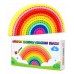 Arco Iris Montessori de Madera Apilable Didáctico 12 Piezas