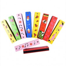 Armónica de Madera Infantil | Instrumento Musical Didáctico para Niños +3 Años | Juguetes de Madera x Mayor