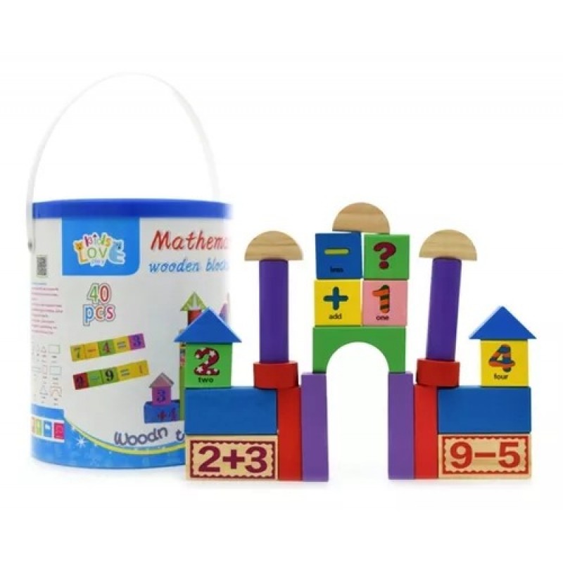 Bloques De Números De Madera | Set De 20 Piezas Con Tarjetas Didácticas De Doble Cara Para Aprender A Contar, Regalo Educativo Para Niños De 3 Años En Adelante, Método Montessori