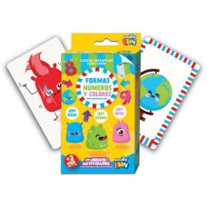Cartas Didácticas Formas, Números y Colores | Bilingües (Español/Inglés) | School Fun | Juguetes Didácticos x Mayor