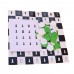 Juego Ajedrez en formato compacto: contiene tablero + 16 fichas negras + 16 fichas blancas, Nupro