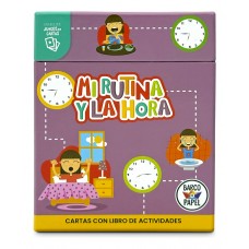 Juego de Cartas Didácticas Mi Rutina y La Hora con Actividades – Varias Temáticas Educativas - El Barco de Papel