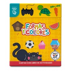 Juego de Cartas Didácticas Formas y Colores | Aprendizaje Infantil Barco de Papel | Mayorista Juguetes Didácticos