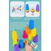 Juego de Vasos de Velocidad con Timbre y Tarjetas – Desafío Didáctico Mental Juego de Vasos de Velocidad con Timbre y Tarjetas – Desafío Didáctico Mental