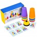 Juego de Vasos de Velocidad con Timbre y Tarjetas – Desafío Didáctico Mental Juego de Vasos de Velocidad con Timbre y Tarjetas – Desafío Didáctico Mental