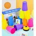 Juego de Vasos de Velocidad con Timbre y Tarjetas – Desafío Didáctico Mental Juego de Vasos de Velocidad con Timbre y Tarjetas – Desafío Didáctico Mental