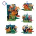 Libro Sensorial de Tela Dinosaurios para Bebé con Texturas e Ilustraciones - Dinos Libro Sensorial de Tela Dinosaurios para Bebé con Texturas e Ilustraciones - Dinos