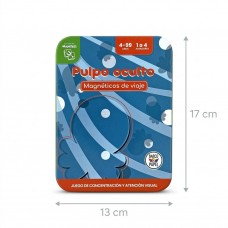 Juego Pulpo Oculto Magnético de Viaje - Barco de Papel