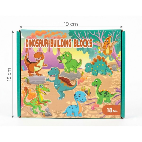 Rompecabezas Dinosaurios x 8 unidades Animales de Madera 4 y 5 Piezas - Juguetes Didácticos x Mayor Rompecabezas Dinosaurios x 8 unidades Animales de Madera 4 y 5 Piezas - Juguetes Didácticos x Mayor