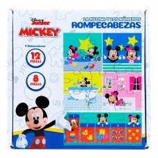 Rompecabezas Mickey Disney – Rutina y Números 20 Piezas | Puzzle Educativo Infantil | El Barco de Papel