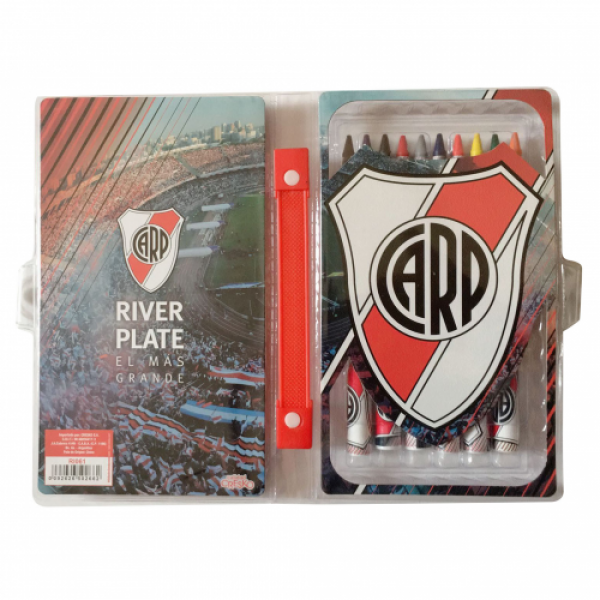 Set de arte River Plate, 42 elementos, marca Cresko