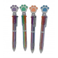Bolígrafo Multicolor Garrita Kawaii - 6 Tintas en 1 - Bolígrafos Fantasía x Mayor