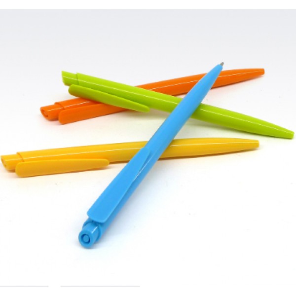 Bolígrafo trazo grueso colores vivos 14 cm de alto