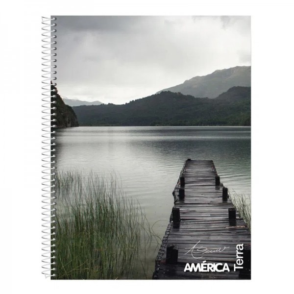 Cuaderno universitario América x 80 hojas cuadriculadas, distintos motivos