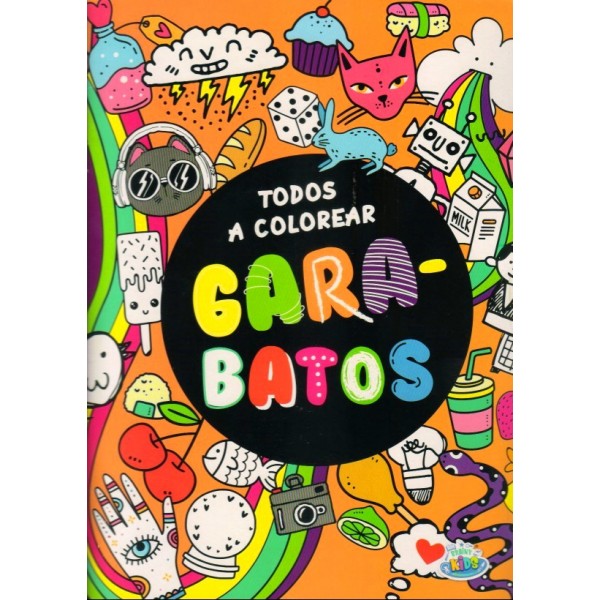 Todos a colorear Garabatos: libro para colorear, 28x20 cm, 16 páginas 
