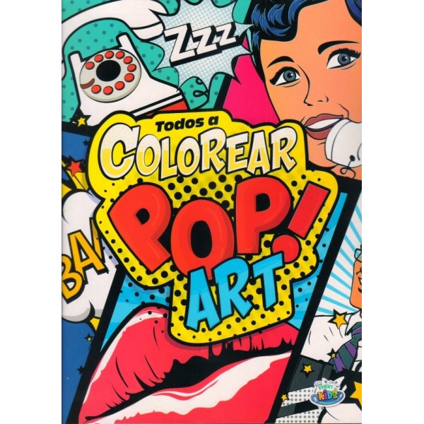 Todos a colorear Pop Art: libro para colorear, 28x20 cm, 16 páginas 