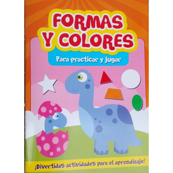 Formas y colores: libro para practicar y jugar, 28x20 cm M4 Editorial