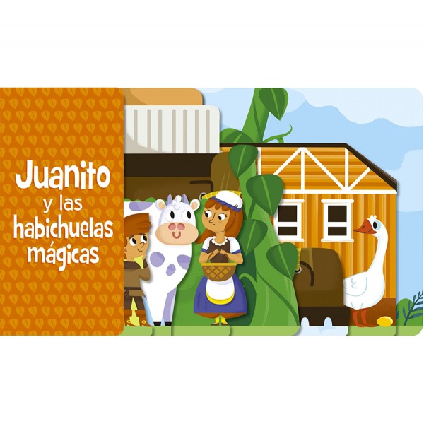 Juanito y las habichuelas mágicas: libro de tapa dura, 14x24 cm, Editorial Sin Fronteras