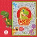 Buscando a T-Rex: libro para colorear y de actividades, 28x20 cm, 32 páginas, tapa blanda