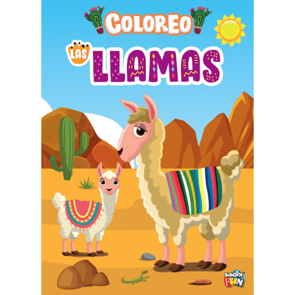 Coloreo! Las Llamas Colección para pintar y divertirse, 28x20 cm