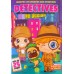 Detectives: libro de actividades con más de 25 juegos, 28x20 cm, con poster desplegable