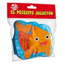 Libro De Baño El Pececito Juguetón 15x20 cm - Acolchado Infantil Impermeable
