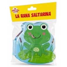 Libro De Baño La Rana Saltarina 15x20 cm - Acolchado Infantil Impermeable
