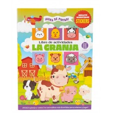 Libro de Actividades La Granja para Colorear con Stickers 23x31 cm