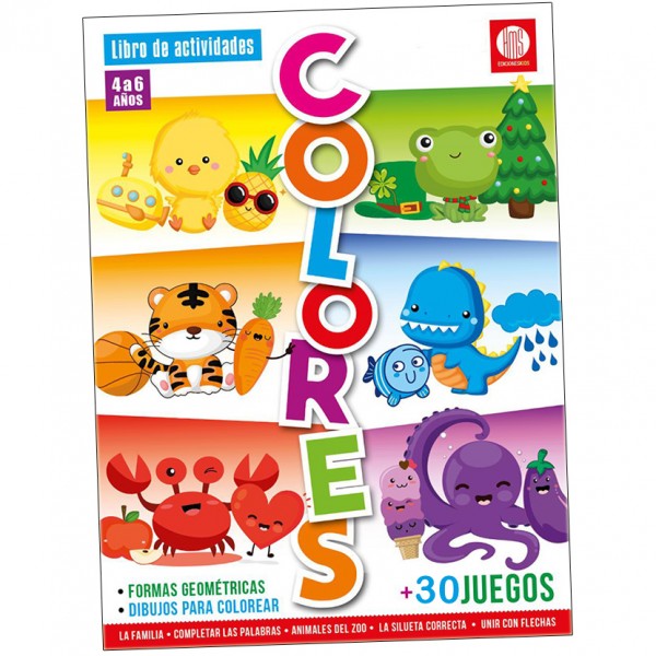 Libro de aprendizaje y actividades didácticas Colores