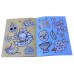 Tatoos para colorear: libro infantil para pintar 28x21 cm, 16 láminas para colorear