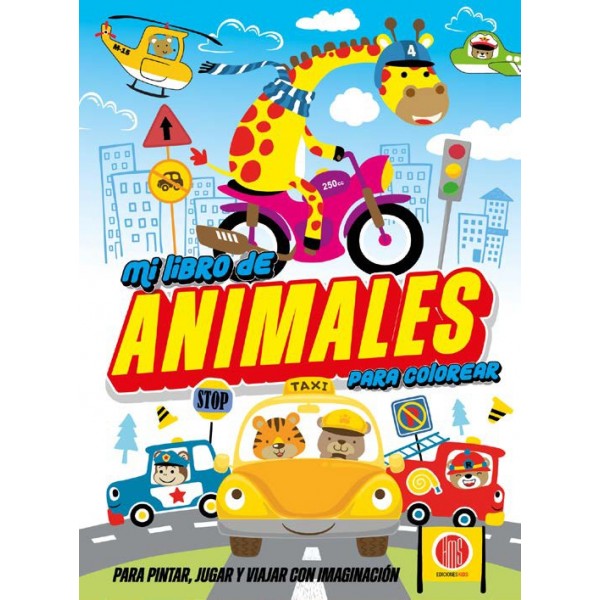 Mi Libro de Animales Para Colorear (23x31 cm - 32 Págs) - Libros Infantiles x Mayor