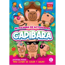Mi Pizarra de Actividades Capibara HMS Ediciones Kids – 16 páginas con 4 páginas borrables 28x20 cm con actividades educativas y divertidas