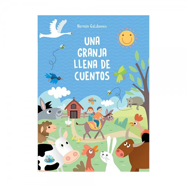 Una granja llena de cuentos: libro de tapa blanda, 28x20 cm con 32 cuentos ilustrados, 64 páginas