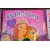 Valija didáctica Princesas: libro 40 pág + stickers + pincel + 6 acuarelas + figuras recortables