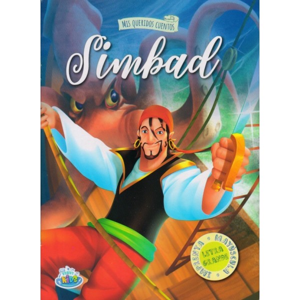 Mis queridos cuentos Simbad: libro de cuentos, imprenta mayúscula, 28x20 cm, 16 pág tapa blanda